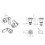 Compression  Lock, Industrial Cabinet Electrical Panel Box Compression Door Lock 5