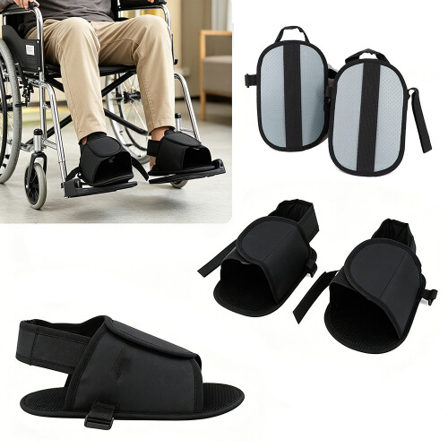 Wheelchair Foot Restraint Shoes With Support Function And Durable Oxford Fabric 1