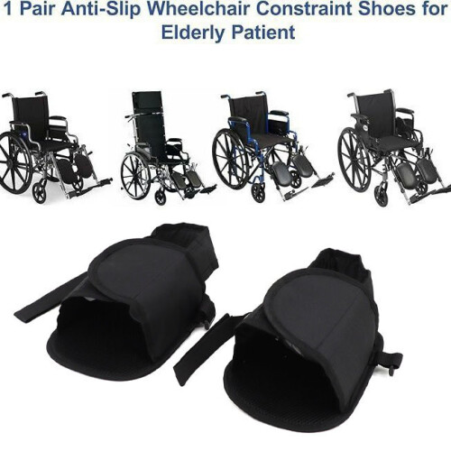 Wheelchair Foot Restraint Shoes With Support Function And Durable Oxford Fabric 2