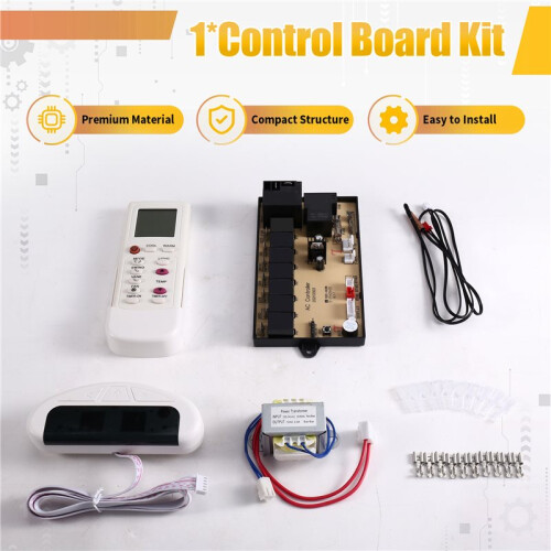 QD-U10A Air Conditioner Control Board Universal AC Control Board Only for Floor-Standing Fixed Frequency Air Conditioner 1