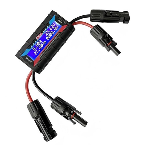 200A Digital Watt Meter Solar Panel Power Analyzer 4.8-60v for Accurate Voltage and Current Testing 1