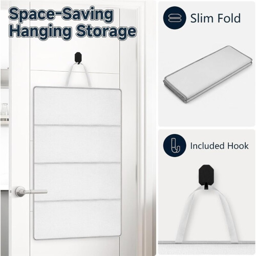 Tábua de Passar Roupa A  com Luva, Tábua de Passar Compacta para Viagem, Ideal para Casa, Dormitório, Hotel e Trailer, com Base Dupla Face. 1