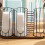 Coffee Cup Dispenser with Wooden Base, 4-Compartment Organizer for Coffee Station 2