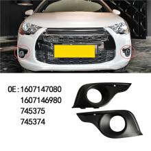 For DS4 2011-15 Front Bumper Fog Light Grille Trim Strip Left or Right 1607147080 1607146980 745375 745374 Right