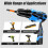 12 Pieces Square Drive Bits, 50mm Long Square Drill Bit Set, 1/4 Inch Hex Shank Magnetic Screwdriver Bit Set 6