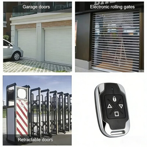 433Mhz RF Remote Control Electric Garage Door Opener Remote Controller Duplicator Clone Cloning Code 4Keys Transmitter 2