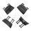 51467055464 Car Rear Center Console Storage Box  Handle for  Z4 E85 2002-2008 Tray Storage Box Handle 5