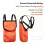 2 Pack Adjustable Goat Aprons, Anti-Breeding & Ram Control, High Visibility Bright Orange 4