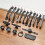 (B)Modern Matte Black Nickel Kitchen Cabinet Handle Door Pull Drawer Hardware Knob 11