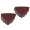 100 Pcs Triangle Sanding Pads, 80mm, 120 Grit Hook and Loop, Detail Sander Compatible 3