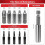 33PC Damaged Screw Extractor Set Broken Bolt Remover Kit HSS Easy Out with Magnetic Holder Socket Adapter Case 3