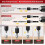 33PC Damaged Screw Extractor Set Broken Bolt Remover Kit HSS Easy Out with Magnetic Holder Socket Adapter Case 5