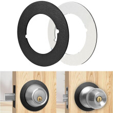4 Pcs Door Knob/Deadbolt Reinforcement Plate for Repairing Damaged Door Locks