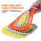 Placemats Set Removable Silicone Pot Holders for Kitchen Heat Insulation and Dining 6