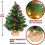 Árvore de Natal Artificial de Mesa de 50 cm com Luzes e Pinhas, Decoração para Quarto 7