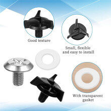 12 Tornillos para Visera de Casco de Motocicleta, Tornillos para Visera de Casco con 12 Arandelas de Goma, Juego de Repuesto para Viseras de Cascos