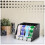 4-Roll Sticker Dispenser Holder - Adjustable Label Rack for Crafting, Organizing, and Retail Packaging 3