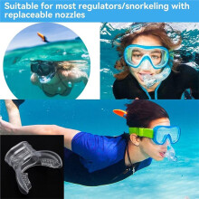 1PC Silicone Scuba Diving Mouthpiece Regulator Snorkel Mouth Piece Dive Gear -Toxic Anti-Allergy Safety Silicone