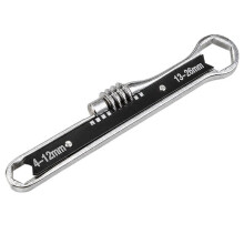 Double-Ended Adjustable Universal Wrench, Multi-Size Wrench, Portable Hand Tool for Mechanical Repair