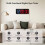 Gym Timer Clock, 12" Large Display LED Exercise Workout Interval Timer with Remote for Boxing Tabatas FGB Sport EU Plug 4