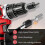 33PC Damaged Screw Extractor Set Broken Bolt Remover Kit HSS Easy Out with Magnetic Holder Socket Adapter Case 8