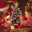 Árvore de Natal Artificial de Mesa com Luzes, Bolas e Enfeites de Natal em Formato de Estrela 6