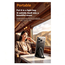 Desktop Folding Portable Keychain Phone Holder Multi-Functional Universal Outdoor Business Travel Phone Holder