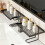 Sink Organizer Rack,Faucet Storage Shelf, Washbasin Shelf, Organizer, Space-Saving Bathroom Countertop Organizer 8
