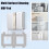 16Pack Mopping Pads for Mova N1 Window Cleaning Robot, Microfiber Mop Pad Window Cleaning Replacement Accessories 4
