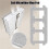 16Pack Mopping Pads for Mova N1 Window Cleaning Robot, Microfiber Mop Pad Window Cleaning Replacement Accessories 5