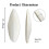 20 Pcs 4.3-5.1'' Cuttlebone for Parakeets Cuttlebone for Birds - Cuttlefish Bone Bulk Chew Toy Bird Bites Calcium Stone 8