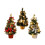 Christmas Tree with Lights,40cm Lovely Artificial Desktop Battery Operated Lighting Small Christmas Tree Silver 2