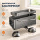 Sponge Holder for Kitchen Sink, 45 Tilted Self Draining Sink Caddys Organizer with Towel Bar, Waterproof Rustproof 7