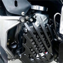 Motorcycle Radiator Guard Cover Water Tank Protective Grille Decoration Fit for Vario 125-150 with Mounting Screws