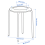 IKEA GULTARP Upholstered Stool 45 cm 2