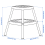 IKEA HADDARP 4-Way Step Stool 47 cm 5