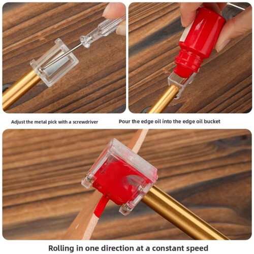 Leather Margin Oil Roller Pen Brush Gluing Dye Paint Applicator Tool for DIY Leather  Accessories 1