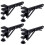 4 Pack Under Desk Keyboard Tray Clamp- Bracket, Adjustable Desktop Extension Arm Rest Support Rack (No Tray) 2