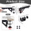 4 Pack Under Desk Keyboard Tray Clamp- Bracket, Adjustable Desktop Extension Arm Rest Support Rack (No Tray) 3