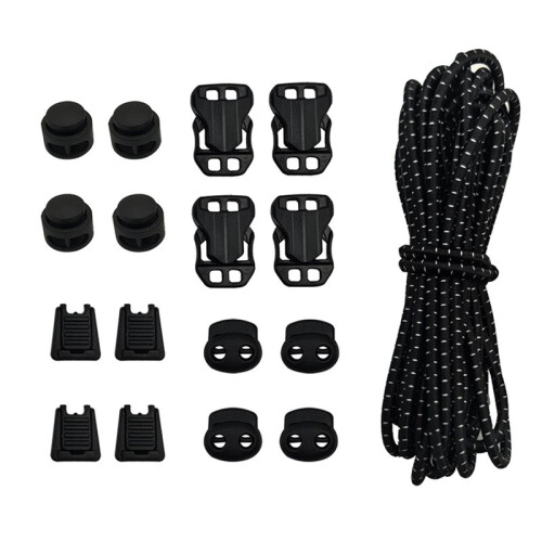 DIY Adjustable Backpack Strap Kit, Elastic Shock Cord with 16 Buckles for Camping Gear Organizer, for Trekking