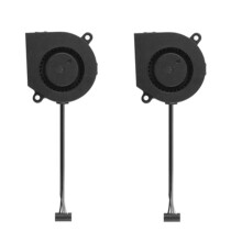 2PCS 3D Printer Accessories 5015 Blower Cooling Fan for P1 Hotend with Cable Cooling Fans for Bambu P1P P1S