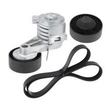 Car Drive Belt Pulley Tensioner Kit for N52 Engine E81 E82 E87 E88 E90 E91 E92 E93 X1 X3 X5 11287535860 11287628650