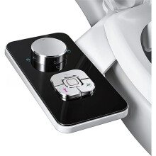 Non-Electric Toilet Bidet with Adjustable Water Pressure and Intelligent Panel Design,Toilet Flushing Tool