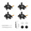 Joystick Replacement Kit for  Quest 2/3 Controller 3D Analog Joysticks Repair Accessories with Thumbstick Grips 1