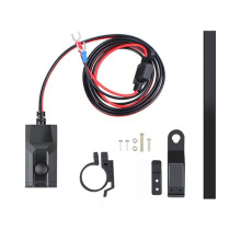 Motorrad-Telefonladegerät, PD+QC3.0 30W Motorrad-Netzadapter mit Voltmeter für 12V-24V Tablet-Telefon