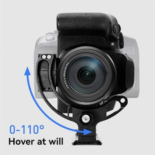 DSLR Camera Lens Support Bracket Semi-Circular Horizontal Vertical Quick  Mount