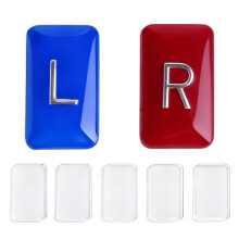 Marcadores de Rayos X de Resina Acrílica Roja y Azul, Marcadores de Letras de Plomo Reutilizables para Médicos y Enfermeras.