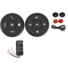 Wireless Car Steering Wheel Control Button 10 Key Music GPS Navigation Radio Remote Controller Buttons