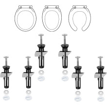 Pernos de Asiento de Inodoro Nuevos 2027, Kit de Pernos de Asiento de Inodoro de Alta Resistencia, Kit Universal de Pernos de Asiento de Inodoro,