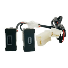 Auto-Ladebuchse Dual USB-Schnittstelle PD Typ C Buchse Auto-Ladeadapter QC 3.0 für Daily